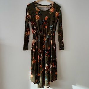 Reborn J Floral long sleeve dress